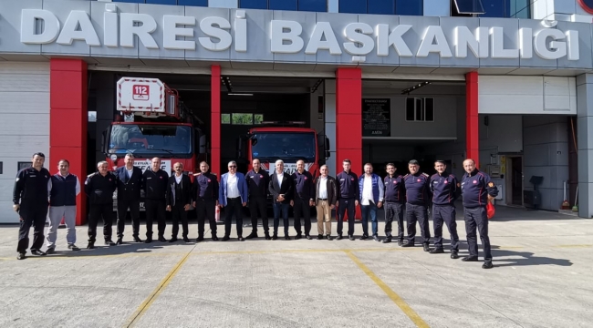 ODA BAŞKANLARI İTFAİYECİLERİ UNUTMADI!