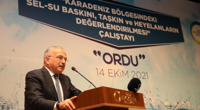 KARADENİZ'DE SEL, TAŞKIN VE HEYELAN ÇALIŞTAYI ORDU'DA YAPILDI
