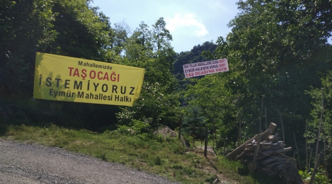 MAHKEME TAŞ OCAĞINA "DUR" DEDİ.