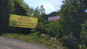 MAHKEME TAŞ OCAĞINA "DUR" DEDİ.