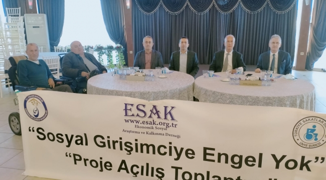 SOSYAL GİRİŞİMCİYE ENGEL YOK PROJESİ'NİN STARTI VERİLDİ!