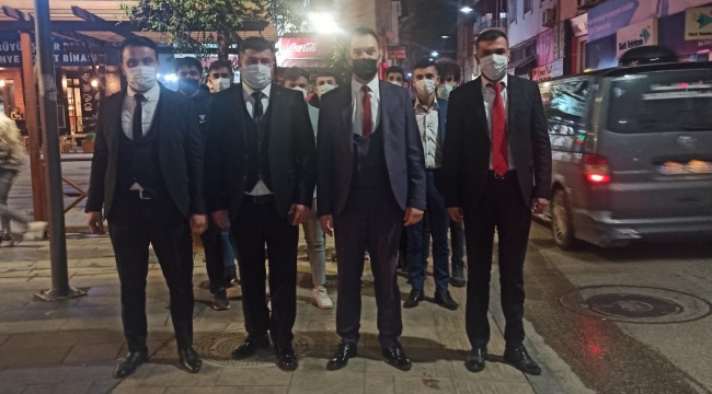 ÜNYE'DE ÜLKÜ OCAKLARI'NDAN ABD'NİN KARARINA TEPKİ!