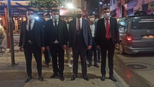 ÜNYE'DE ÜLKÜ OCAKLARI'NDAN ABD'NİN KARARINA TEPKİ!