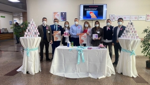 ÜNYE DEVLET HASTANESİNDE "MEME KANSERİ FARKINDALIK AYI" ETKİNLİKLERİ DÜZENLENDİ.