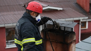 BÜYÜKŞEHİR İTFAİYESİ BACA YANGINLARINA KARŞI UYARDI!