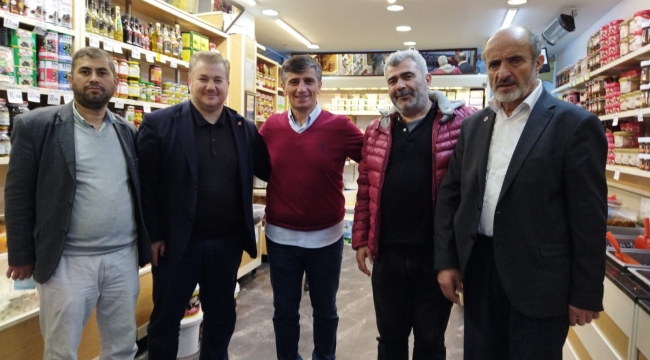 SAADET PARTİSİ ESNAF ZİYARETLERİNİ SÜRDÜRÜYOR