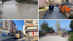 ÜNYE'DE YOL YATIRIMLARI HIZ KAZANDI