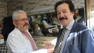 BAŞKAN ADAYI MEHMET KARAMAN'A ESNAFLARDAN İLGİ