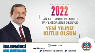 BAŞKAN DEMİRCİ'DEN YENİ YIL MESAJI