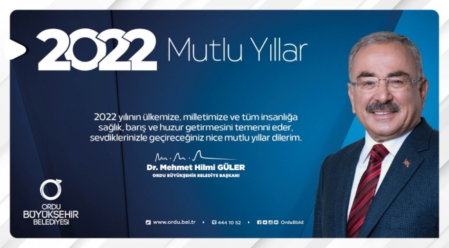 BAŞKAN GÜLER'DEN YENİ YIL MESAJI