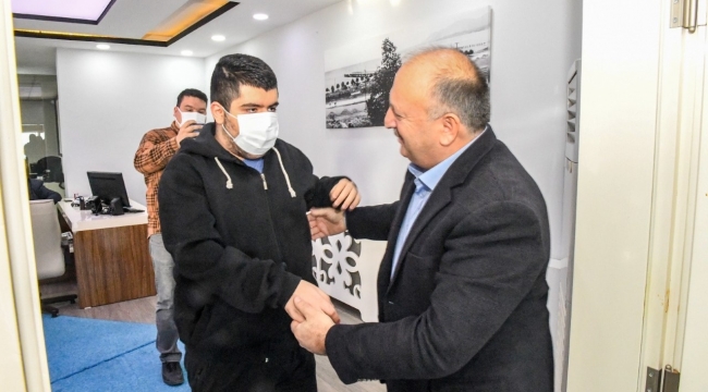 BAŞKAN TAVLI'YA "ÖZEL" ZİYARET