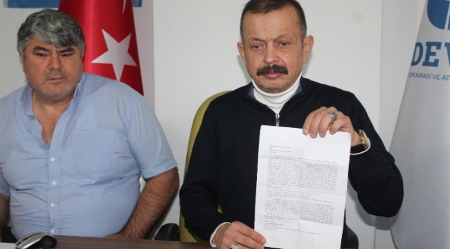 DEVA PARTİSİ ÜNYE İLÇE BAŞKANI TOSUN'DAN SUÇ DUYURUSU!