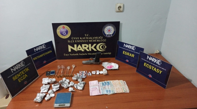 Ünye'de Narkotik Operasyon