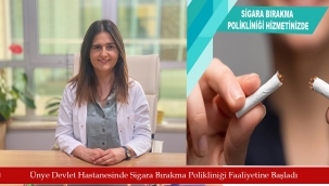 Ünye Devlet Hastanesinde Sigara Bırakma Polikliniği Açıldı
