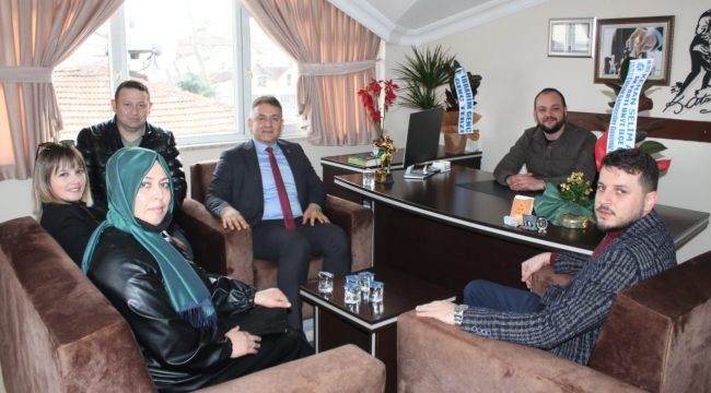 AK PARTİ İLÇE BAŞKANI ARGAN'DAN KURULUŞUMUZA '10 OCAK' ZİYARETİ