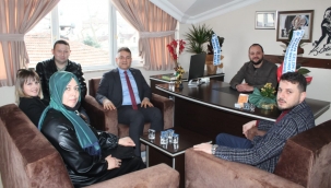 AK PARTİ İLÇE BAŞKANI ARGAN'DAN KURULUŞUMUZA '10 OCAK' ZİYARETİ