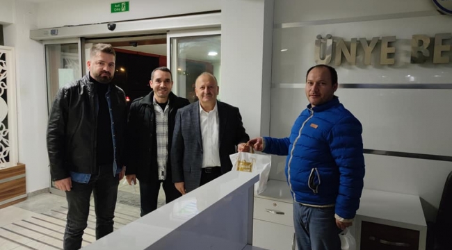 BAŞKAN TAVLI'DAN YENİ YILDA "TATLI" ZİYARET