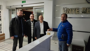 BAŞKAN TAVLI'DAN YENİ YILDA "TATLI" ZİYARET