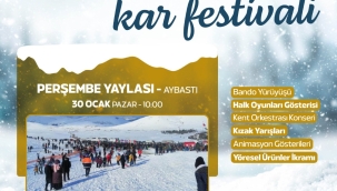 KAR FESTİVALİNİN BU HAFTA SONU ADRESİ AYBASTI PERŞEMBE YAYLASI