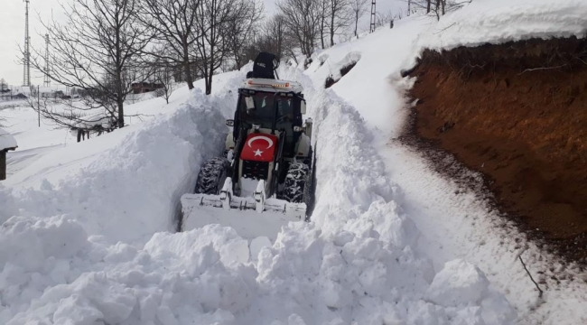 ORDU'DA 10 GÜNDE 51 BİN 570 KM YOL ULAŞIMA AÇILDI