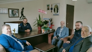 SAADET PARTİ İLÇE BAŞKANI ŞAHİN'DEN '10 OCAK' ZİYARETİ