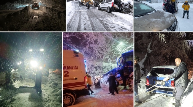 ÜNYE BELEDİYESİ EKİPLERİ SAHADA
