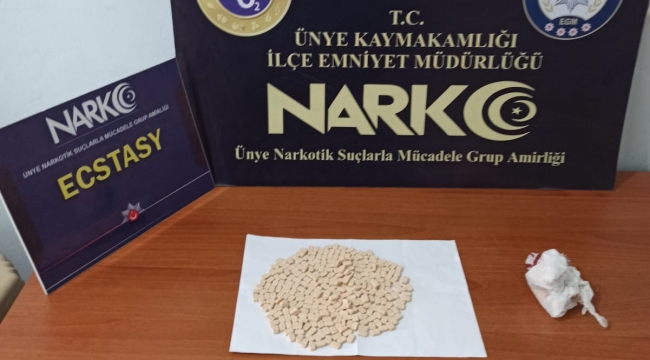 ÜNYE'DE NARKOTİK OPERASYON!