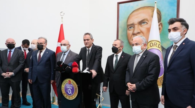 Bakan Özer'den Ordu'ya 520 milyonluk Eğitimde Yatırım Müjdesi