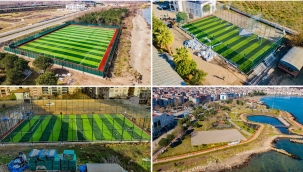 BİR YILDA 7 ADET HALI SAHA