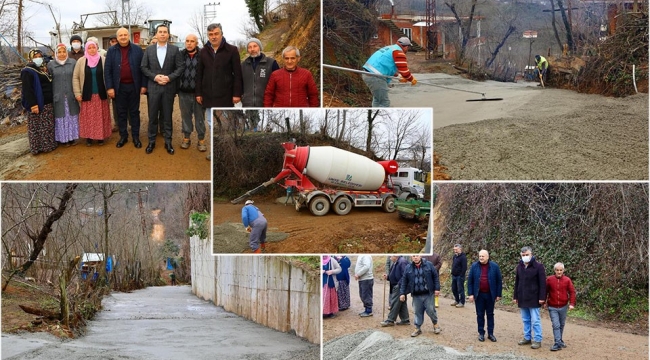HEYELAN BÖLGESİ'NDE ALTERNATİF YOL TAMAMLANDI