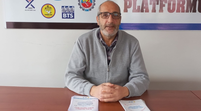 SES BAŞKANI CEYLAN: "SAĞLIK EMEKÇİLERİ HAKİR GÖRÜLMÜŞTÜR"