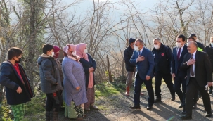 Vali Sonel, Ünye'de Afet Bölgesinde İncelemelerde Bulundu