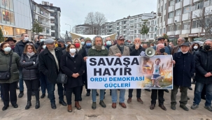 DEMOKRASİ GÜÇLERİ: "SAVAŞA KARŞI BARIŞIN SESİNİ YÜKSELTELİM!