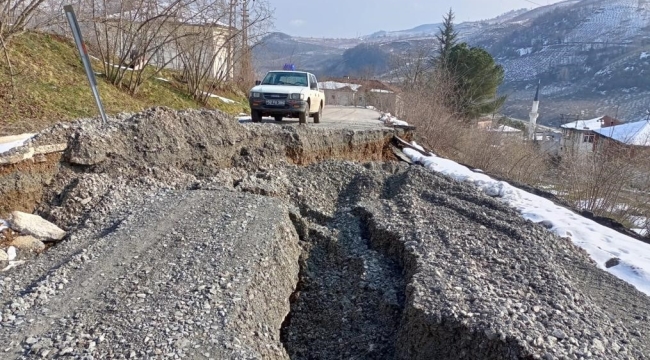 ORDU'DA ERİYEN KAR HEYELANLARA SEBEP OLDU