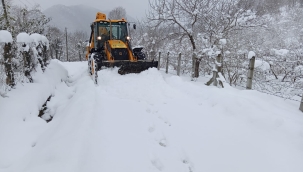 ORDU'DA KAR KALINLIĞI 2,5 METREYİ GEÇTİ