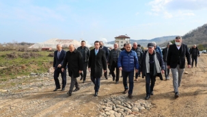 VALİ SONEL OSB'DE İNCELEMEDE BULUNDU