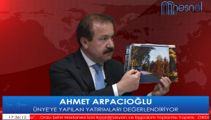 ARPACIOĞLU, "KİMSE ÇALIŞMALARIMIZI SAHİPLENMESİN!"