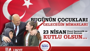 BAŞKAN TAVLI, "BUGÜNÜN ÇOCUKLARI, GELECEĞİMİZİN MİMARLARIDIR"