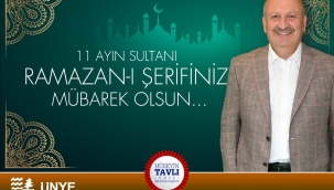 BAŞKAN TAVLI, "RAMAZAN AYINA KAVUŞMANIN SEVİNCİNİ YAŞIYORUZ"