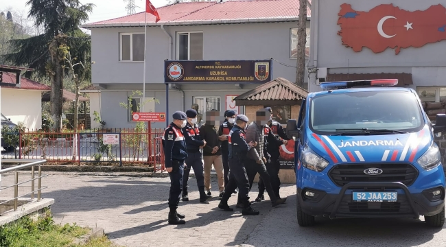 KABLO HIRSIZLARI YAKALANDI