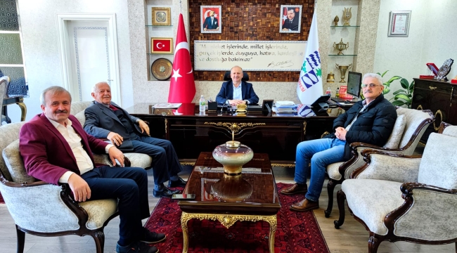 STK TEMSİLCİLERİNDEN BAŞKAN TAVLI'YA ZİYARET