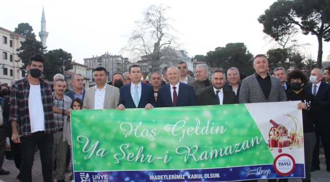 ÜNYE'DE RAMAZAN COŞKUSU BAŞLADI