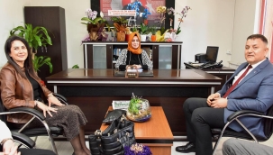 AK PARTİ'DEN YENİ MÜDÜR TEMEL'E ZİYARET