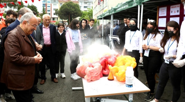 BAŞKAN GÜLER, GENÇ MUCİTLERLE BİR ARAYA GELDİ