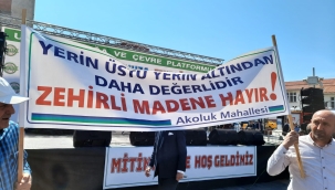 ULUBEY'DE HALK MADENE "HAYIR" DEDİ