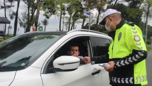 ÜNYE'DE SÜRÜCÜLERE KEMER DENETİMİ