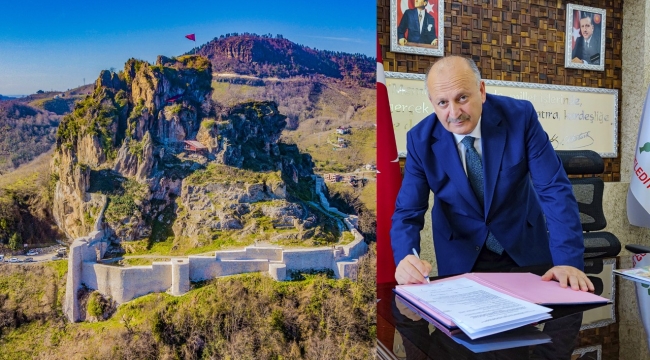 ÜNYE KALESİ ADIM ADIM TURİZME HAZIRLANIYOR