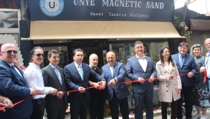ÜNYE MANYETİK KUM SANAT TASARIM ATÖLYESİ AÇILDI