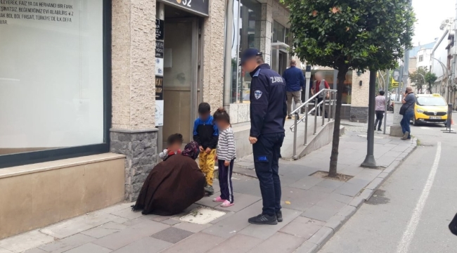 İL DIŞINDAN GELEN DİLENCİLERE OPERASYON