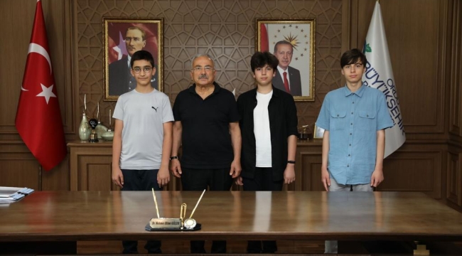 3 ÖĞRENCİ, ORDU'NUN GURURU OLDU